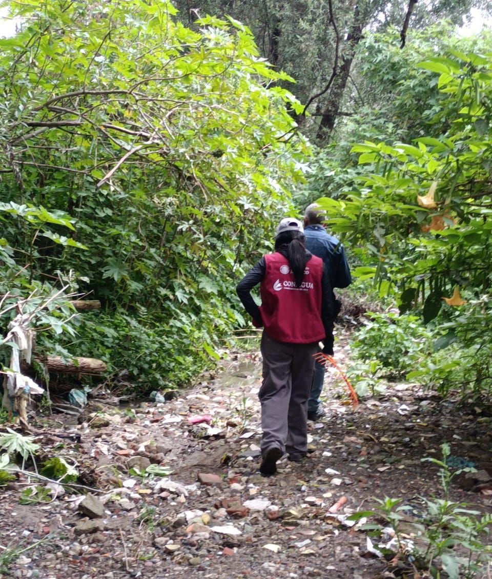 Conagua y Capam implementan operativo de supervisión para salvaguardar barrancas en Tlaxcala